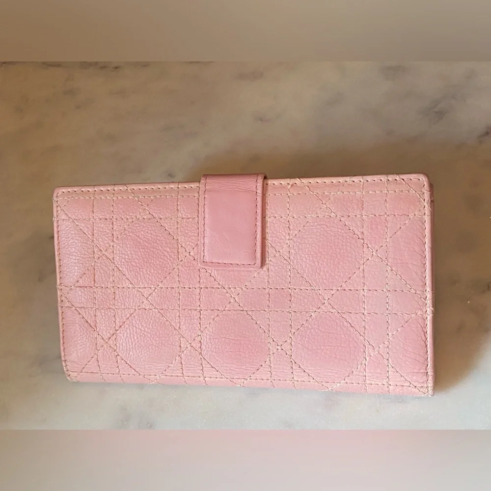 Dior Lady Dior pink Wallet
